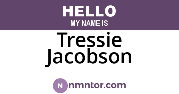 Tressie Jacobson