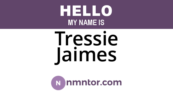 Tressie Jaimes