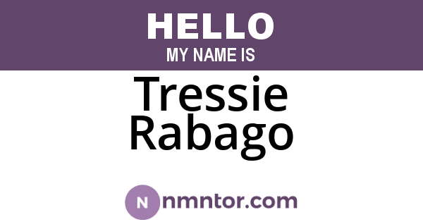 Tressie Rabago