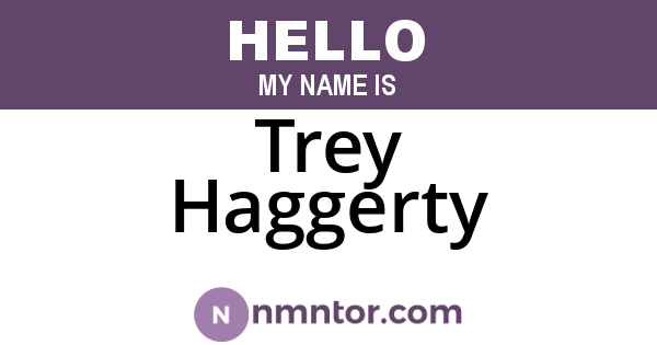 Trey Haggerty