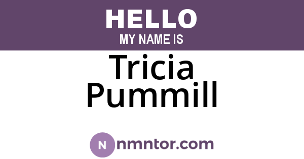 Tricia Pummill