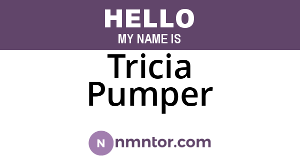 Tricia Pumper
