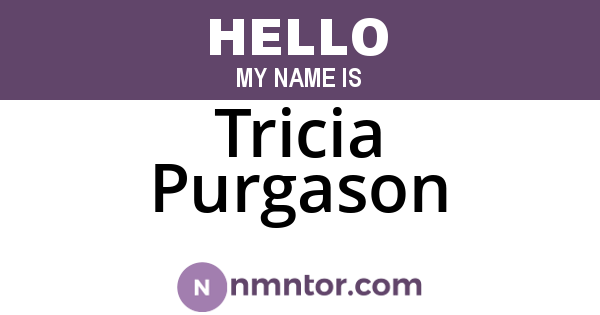 Tricia Purgason