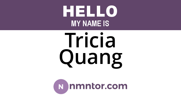 Tricia Quang