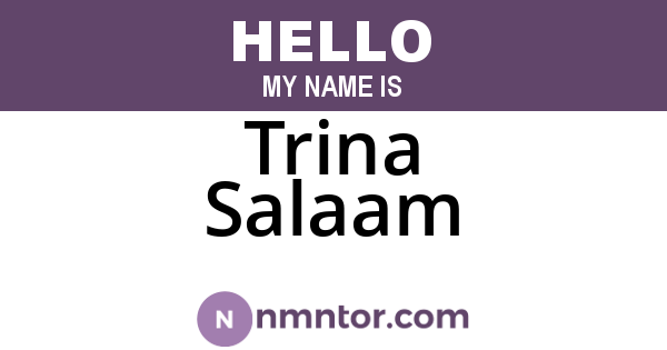 Trina Salaam