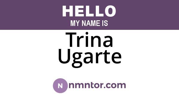 Trina Ugarte