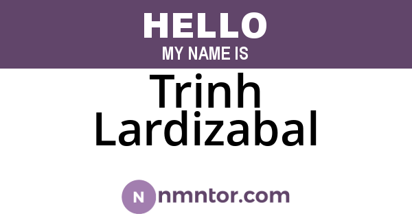 Trinh Lardizabal