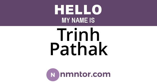 Trinh Pathak