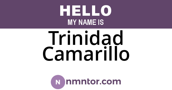 Trinidad Camarillo