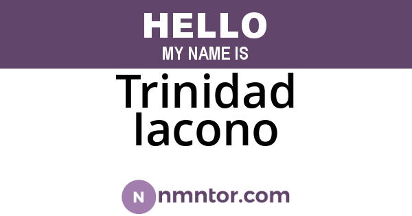 Trinidad Iacono