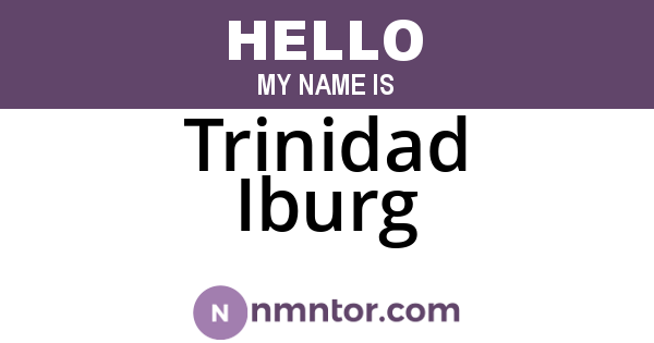 Trinidad Iburg