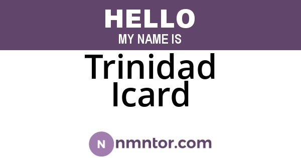 Trinidad Icard