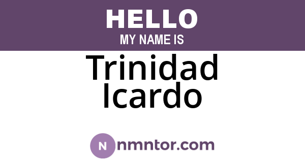 Trinidad Icardo