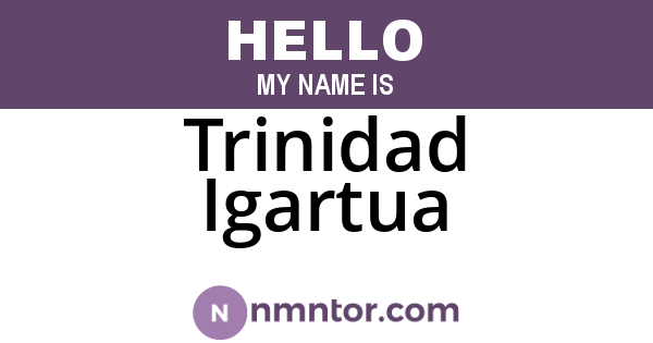 Trinidad Igartua