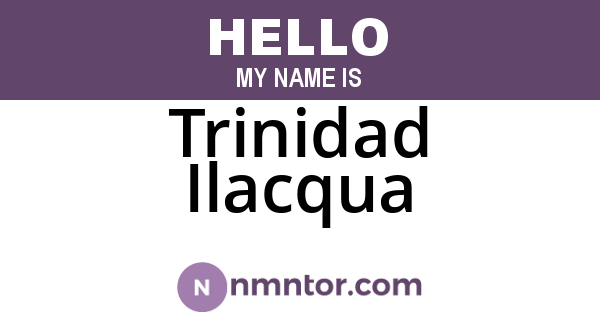 Trinidad Ilacqua