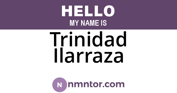 Trinidad Ilarraza