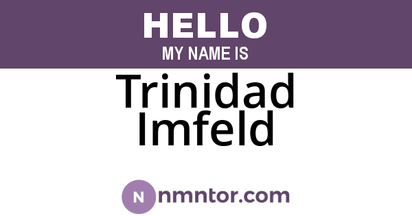 Trinidad Imfeld
