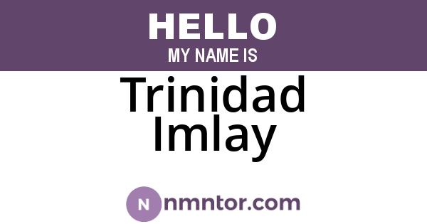 Trinidad Imlay