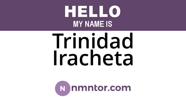 Trinidad Iracheta