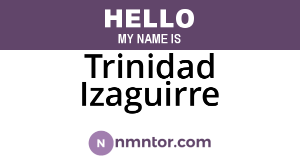 Trinidad Izaguirre