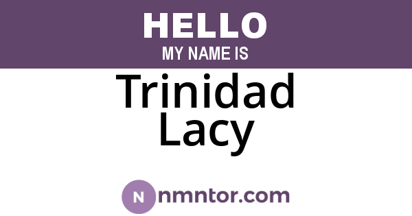 Trinidad Lacy