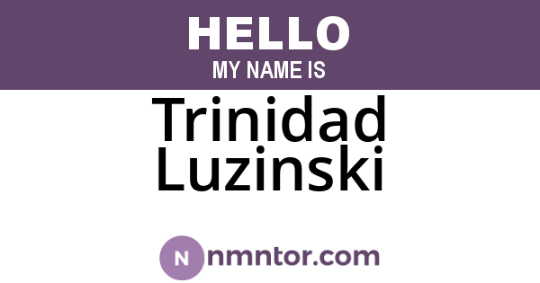 Trinidad Luzinski