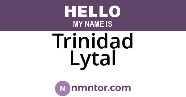 Trinidad Lytal