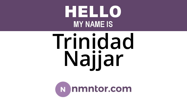 Trinidad Najjar
