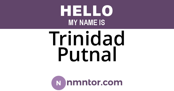 Trinidad Putnal