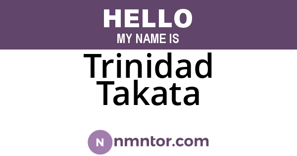 Trinidad Takata