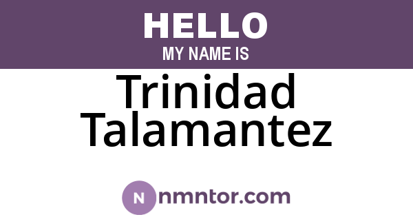 Trinidad Talamantez