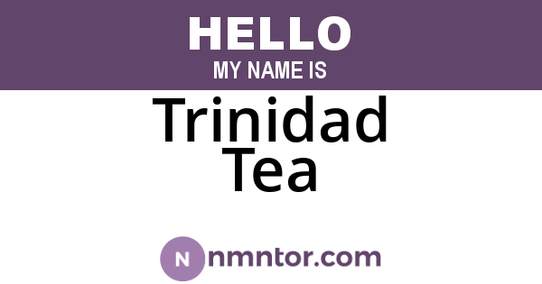 Trinidad Tea