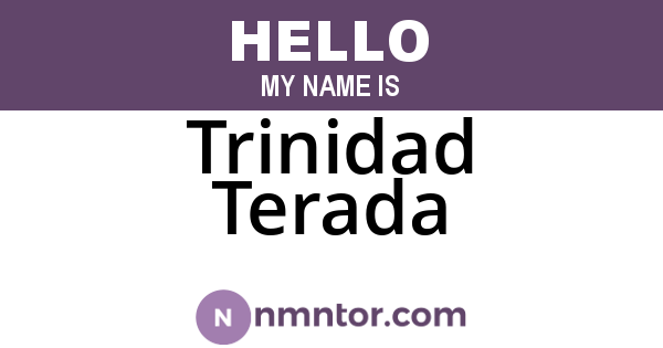 Trinidad Terada