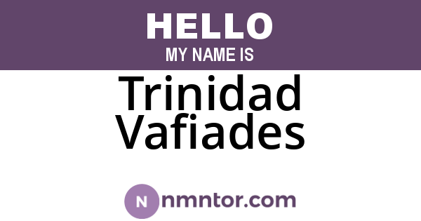 Trinidad Vafiades