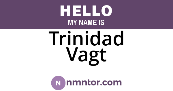 Trinidad Vagt