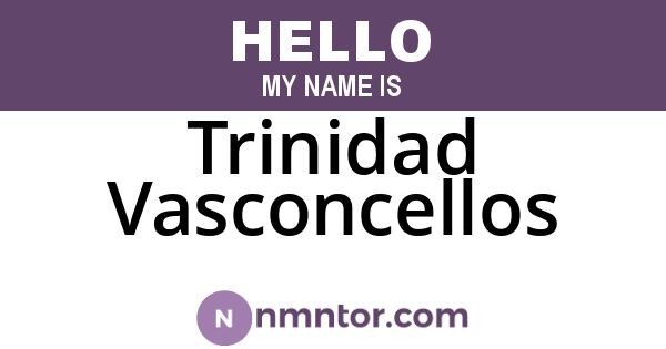 Trinidad Vasconcellos