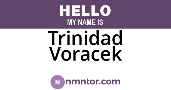 Trinidad Voracek