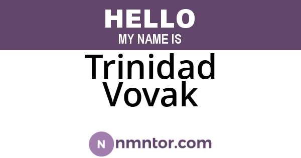 Trinidad Vovak