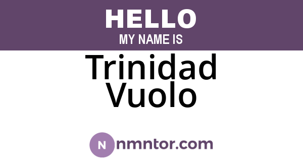 Trinidad Vuolo