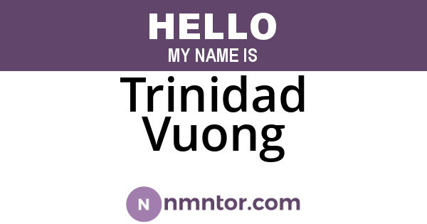 Trinidad Vuong
