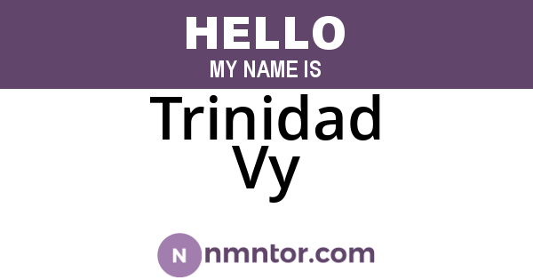 Trinidad Vy
