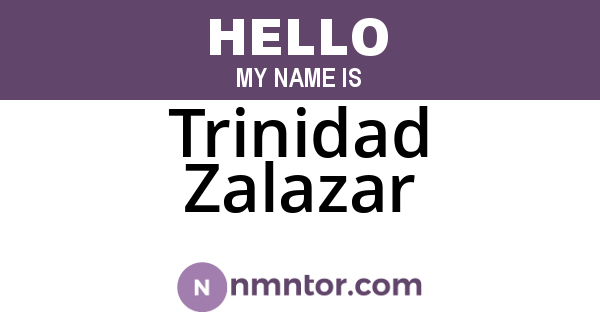 Trinidad Zalazar