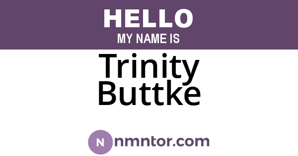 Trinity Buttke