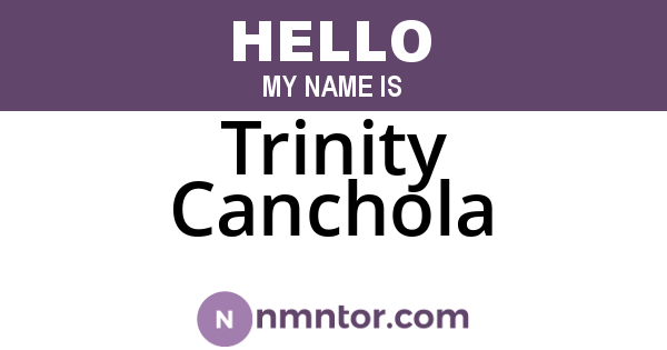 Trinity Canchola