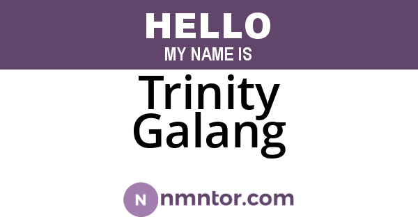 Trinity Galang