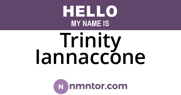 Trinity Iannaccone