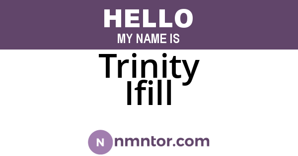 Trinity Ifill