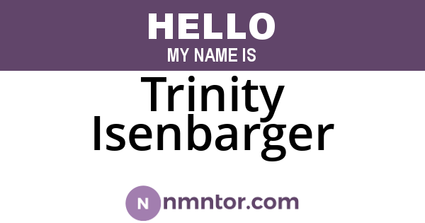 Trinity Isenbarger