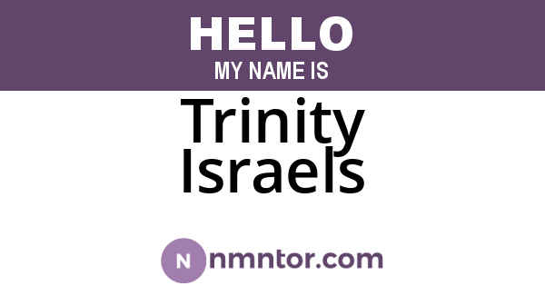 Trinity Israels