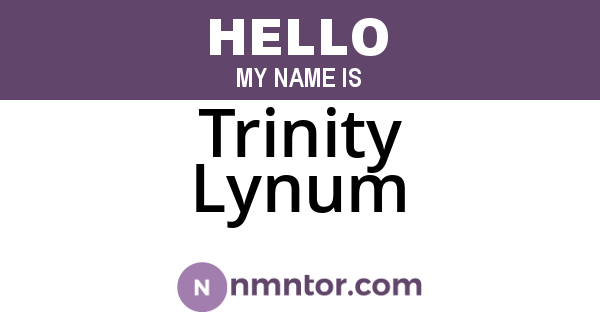 Trinity Lynum